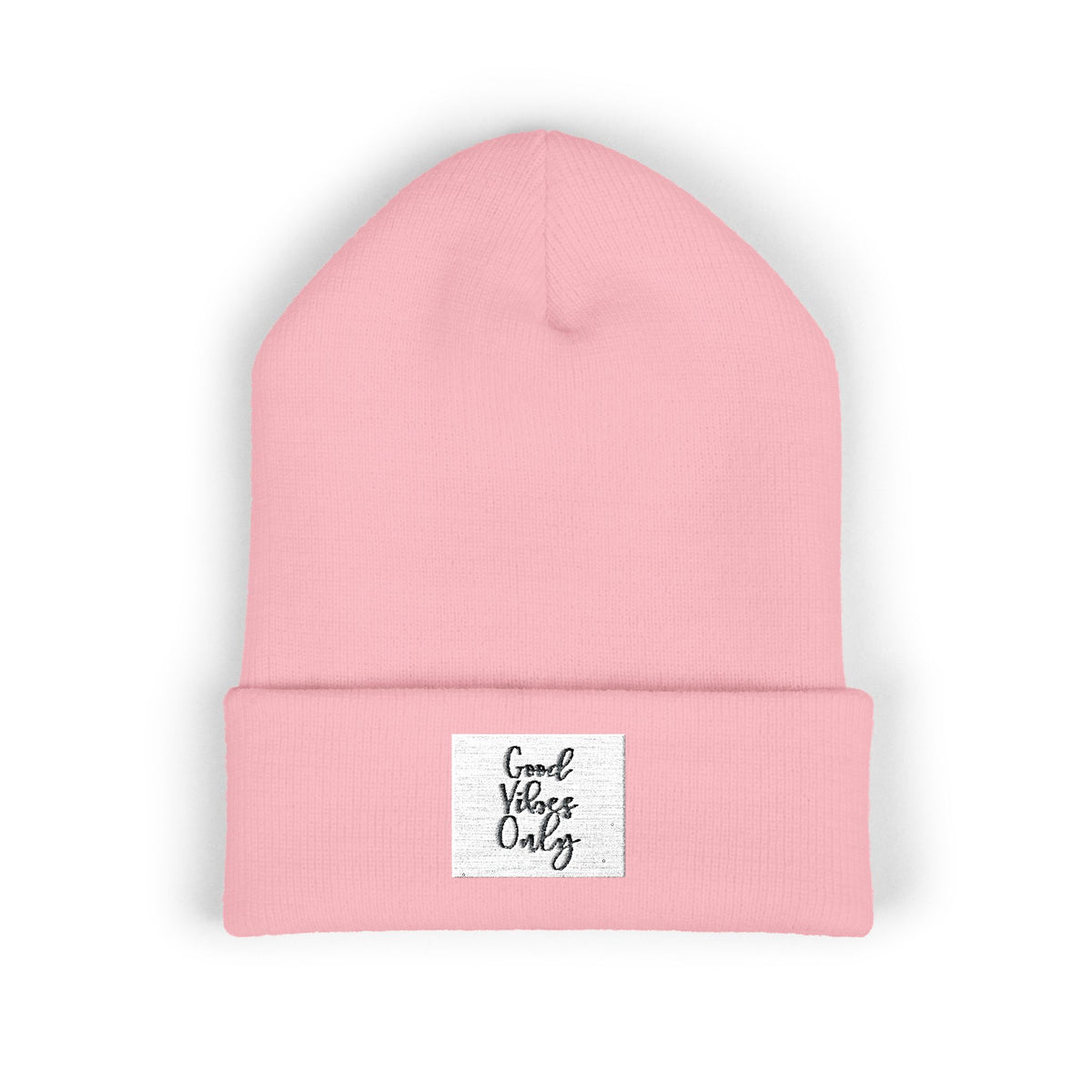 Cozy Embroidered Beanie for Winter Adventures, Fashionable Cuffed Hat for Outdoor Lovers