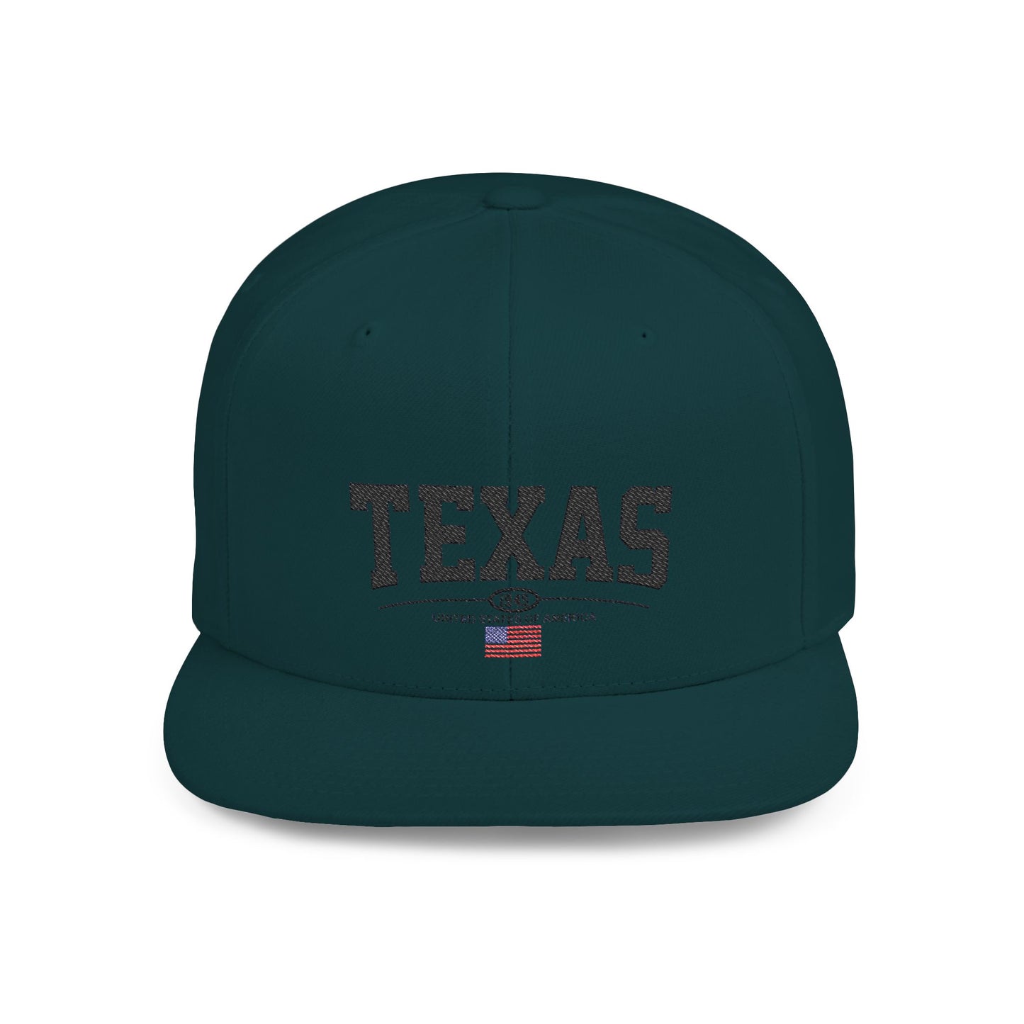 Texas Flat Bill Snapback Cap