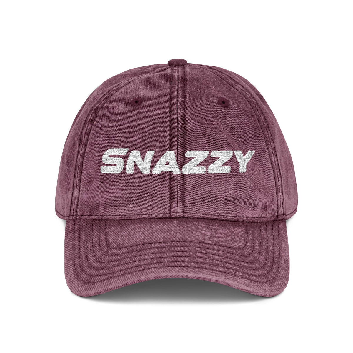 Embroidered Vintage 'Snazzy' Cap