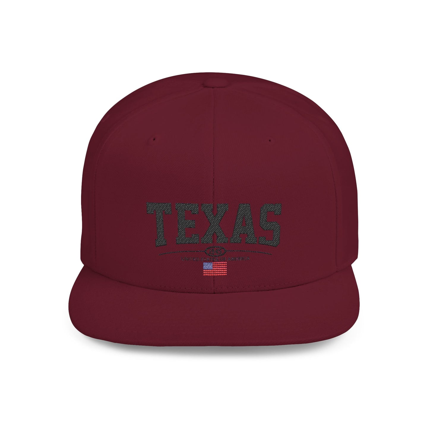 Texas Flat Bill Snapback Cap