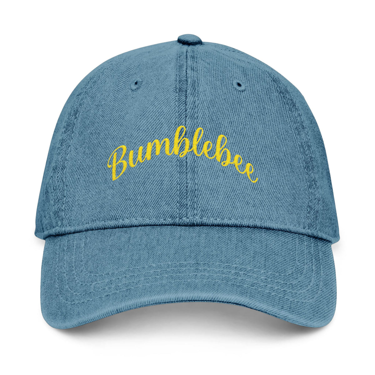 Bumblebee Embroidered Denim Hat