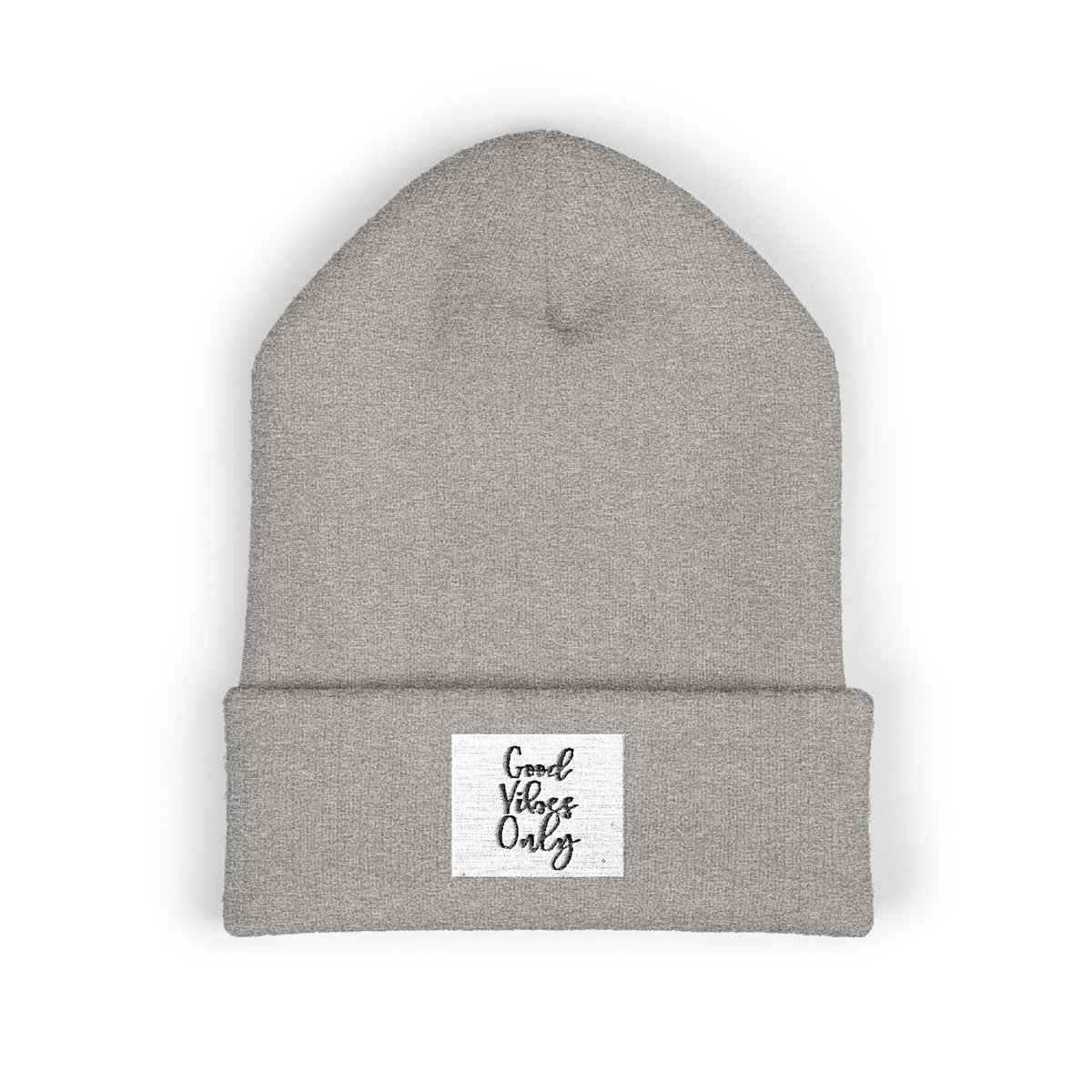 Cozy Embroidered Beanie for Winter Adventures, Fashionable Cuffed Hat for Outdoor Lovers