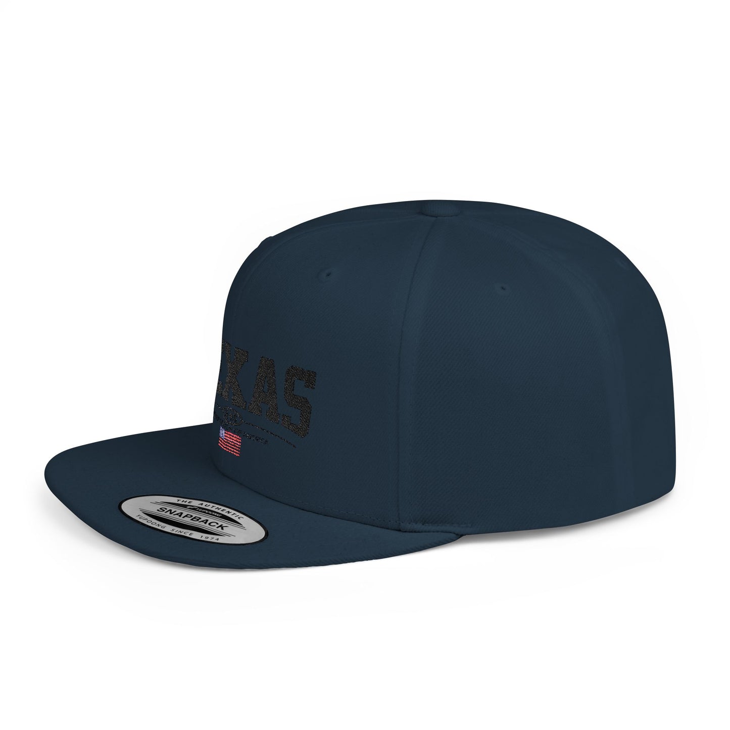 Texas Flat Bill Snapback Cap