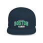 Boston Flat Bill Snapback Hat