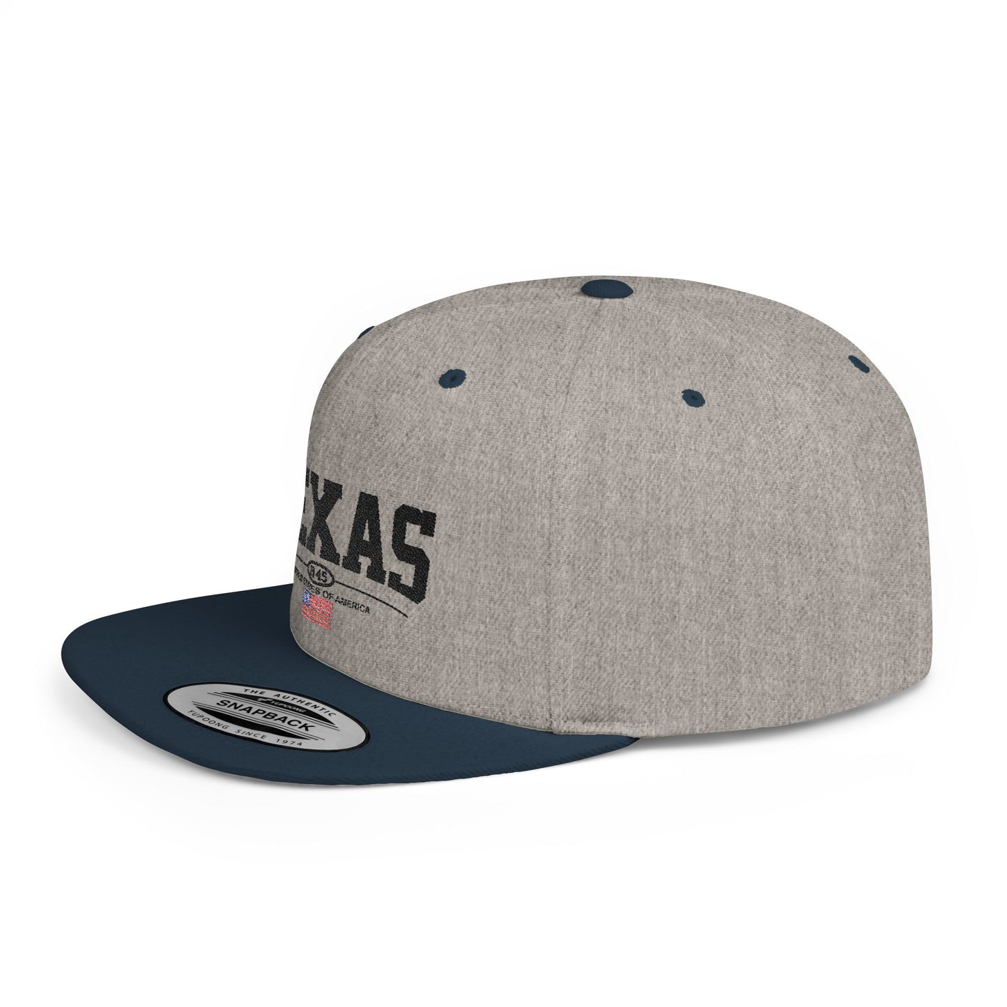 Texas Flat Bill Snapback Cap