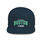 Boston Flat Bill Snapback Hat