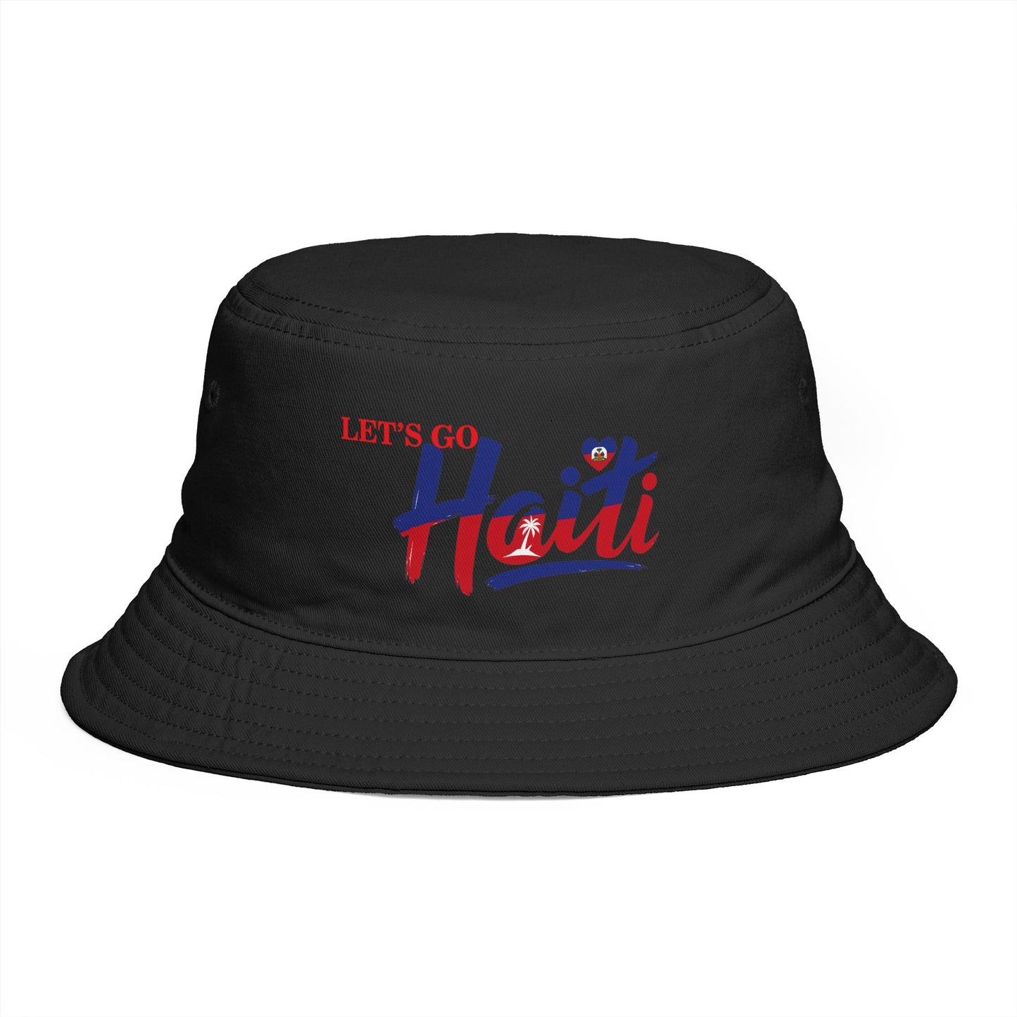 Bucket Hat Retro 'Let's Go Haiti'