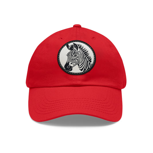 Zebra Embroidered Hat