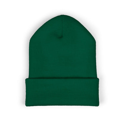 Cozy Embroidered Beanie for Winter Adventures, Fashionable Cuffed Hat for Outdoor Lovers