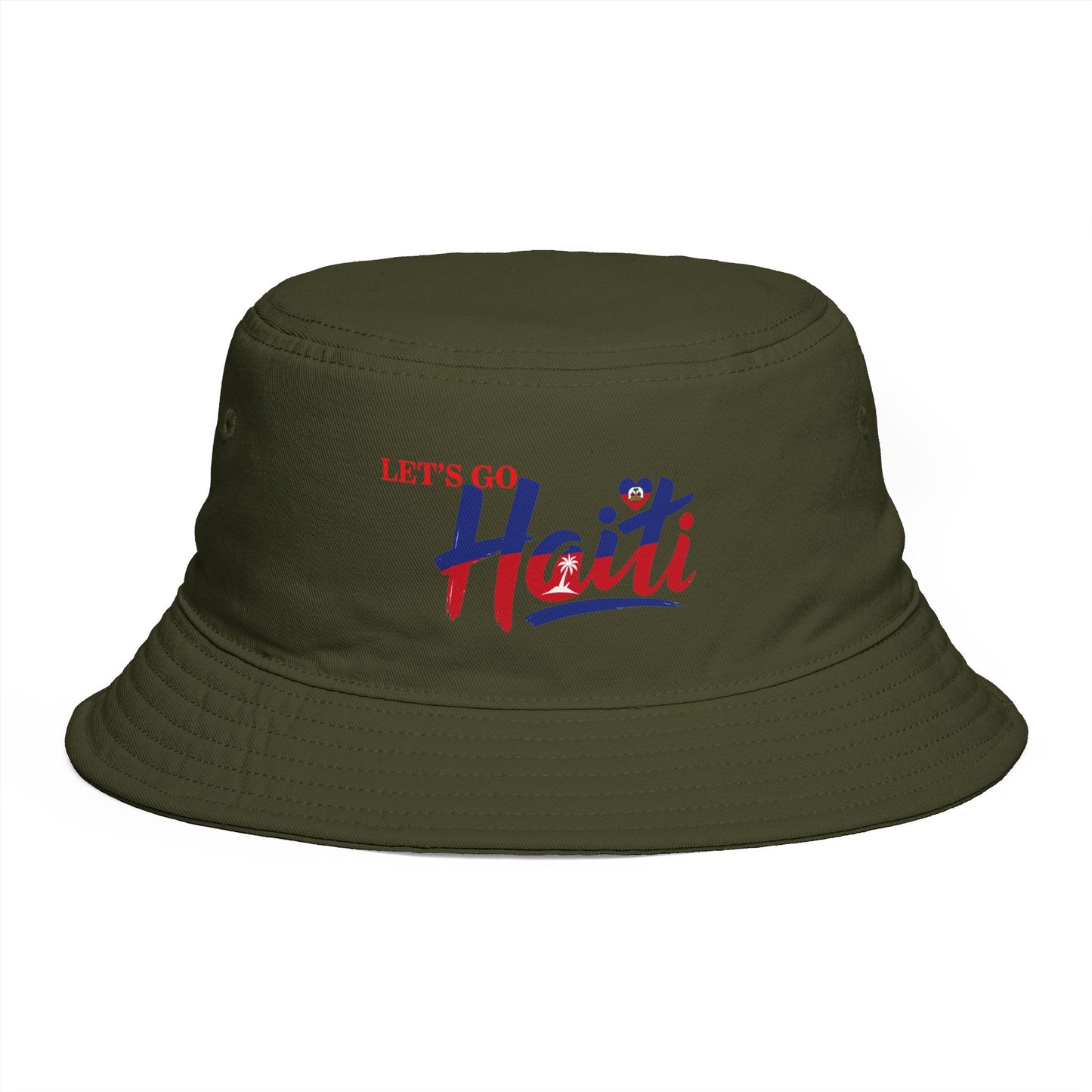 Bucket Hat Retro 'Let's Go Haiti'