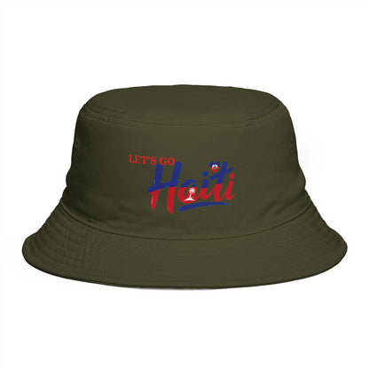 Bucket Hat Retro 'Let's Go Haiti'