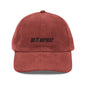 Do It Anyway Embroidered Corduroy Cap