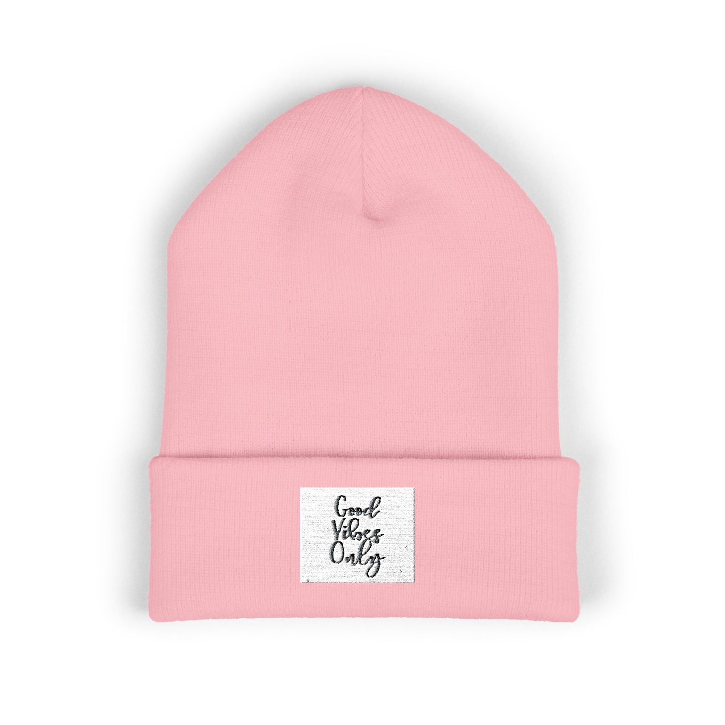 Cozy Embroidered Beanie for Winter Adventures, Fashionable Cuffed Hat for Outdoor Lovers