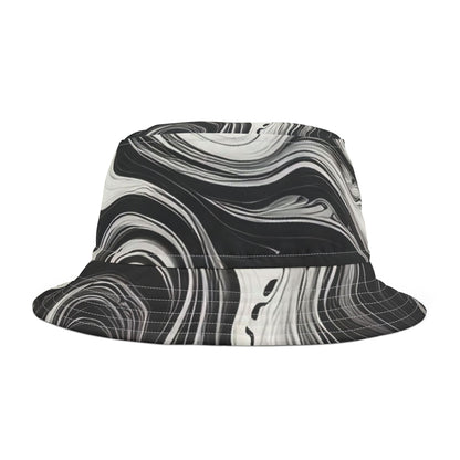 Stylish Marble Print Bucket Hat