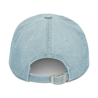 Embroidered Denim Hat Live Life Authentically