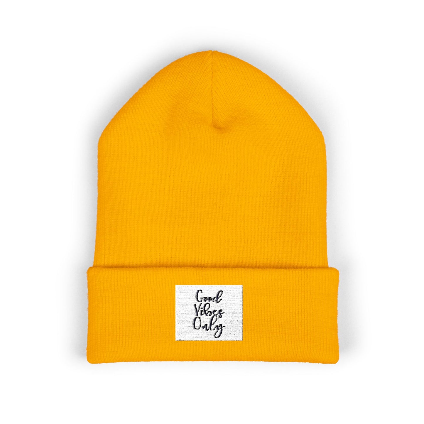 Cozy Embroidered Beanie for Winter Adventures, Fashionable Cuffed Hat for Outdoor Lovers