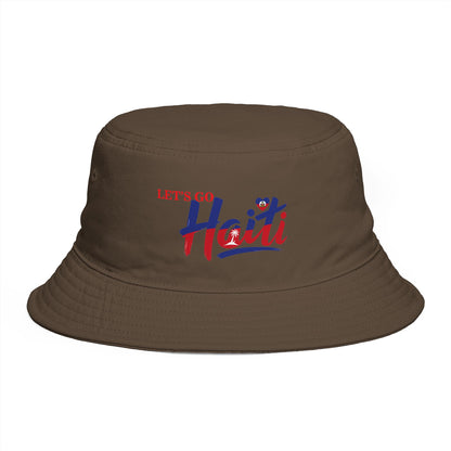 Bucket Hat Retro 'Let's Go Haiti'