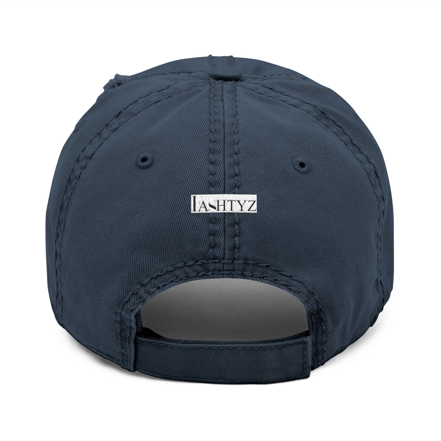 Distressed Butterfly  Hat Embroidered