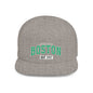 Boston Flat Bill Snapback Hat