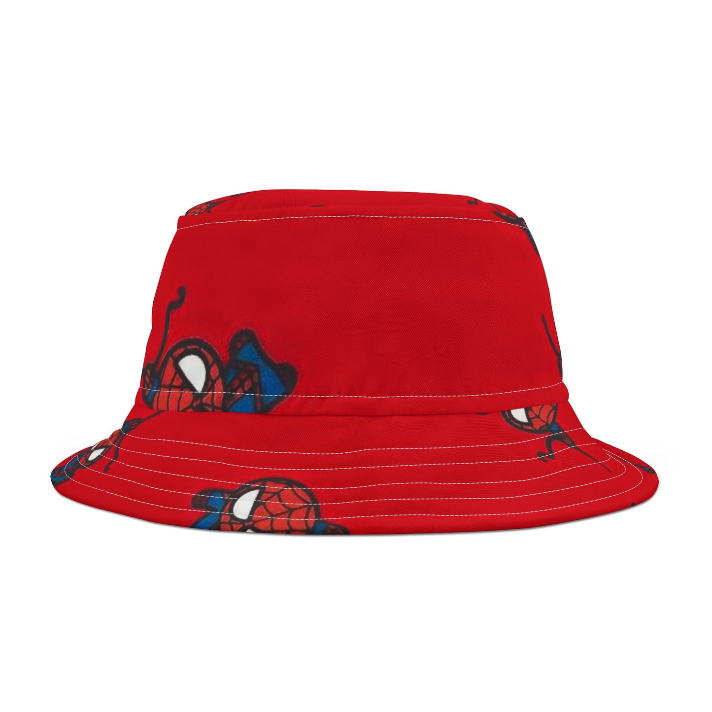 Spider-Man Bucket Hat, Kids Gift, Fun Outdoor Accessory, Gift for Superhero Fans, Red AOP Hat