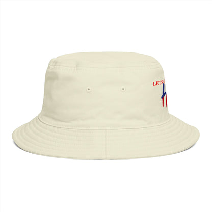 Bucket Hat Retro 'Let's Go Haiti'