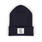 Cozy Embroidered Beanie for Winter Adventures, Fashionable Cuffed Hat for Outdoor Lovers