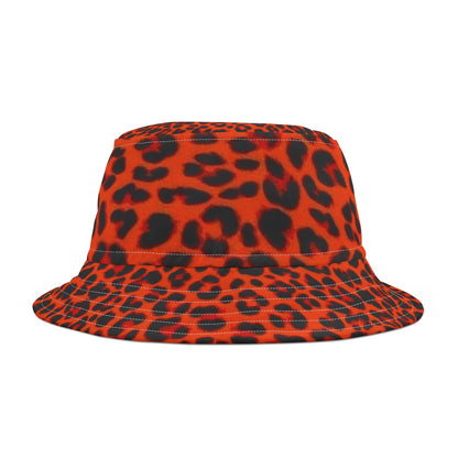Bold Leopard Bucket Hat for Trendy Outdoor Adventures