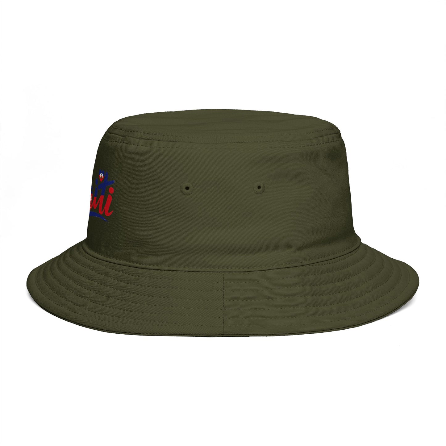 Bucket Hat Retro 'Let's Go Haiti'