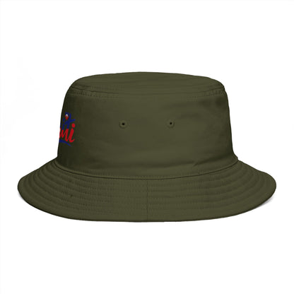 Bucket Hat Retro 'Let's Go Haiti'