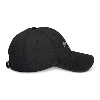 Magical Embroidered Denim Hat, Casual Style, Unisex Cap, Trendy Headwear