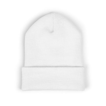 Cozy Embroidered Beanie for Winter Adventures, Fashionable Cuffed Hat for Outdoor Lovers