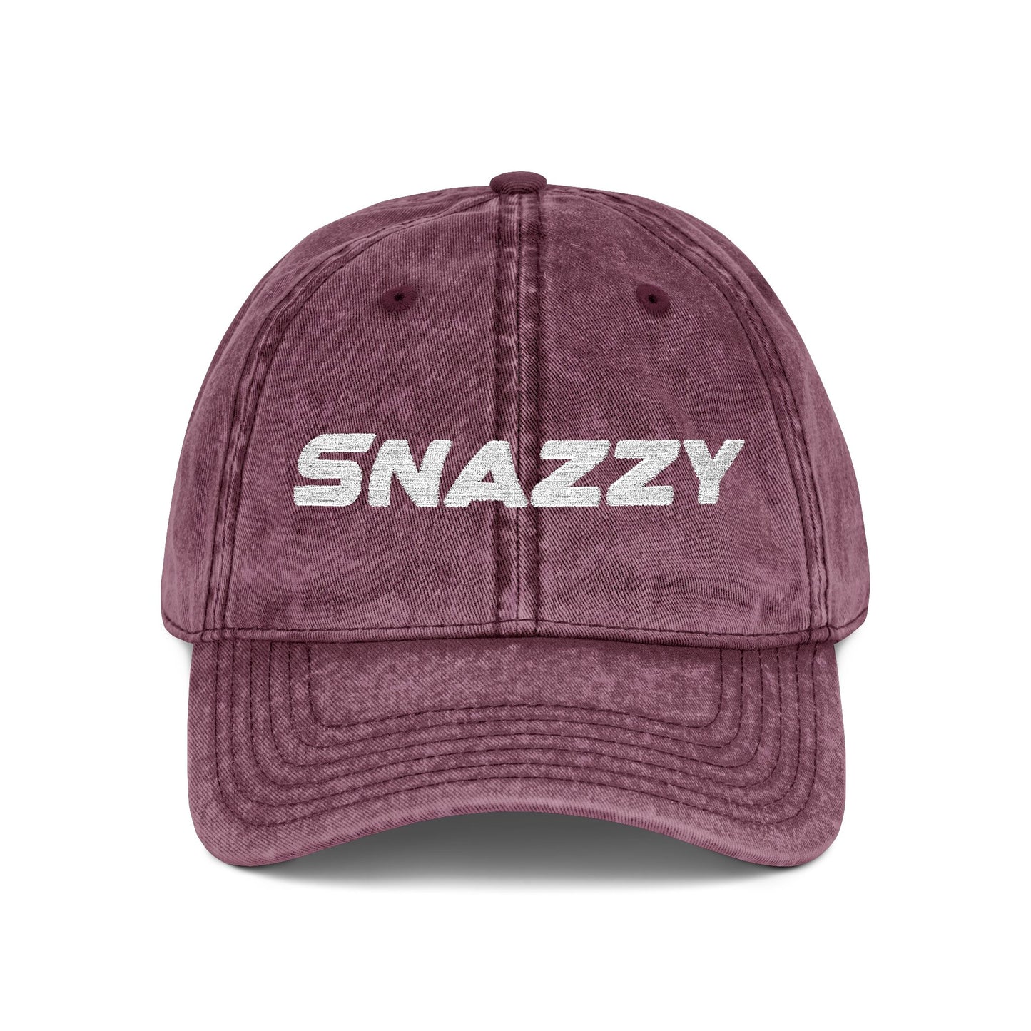 Embroidered Vintage 'Snazzy' Cap