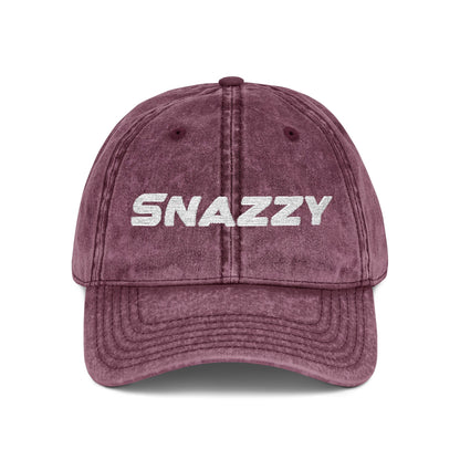 Embroidered Vintage 'Snazzy' Cap