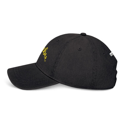Bumblebee Embroidered Denim Hat
