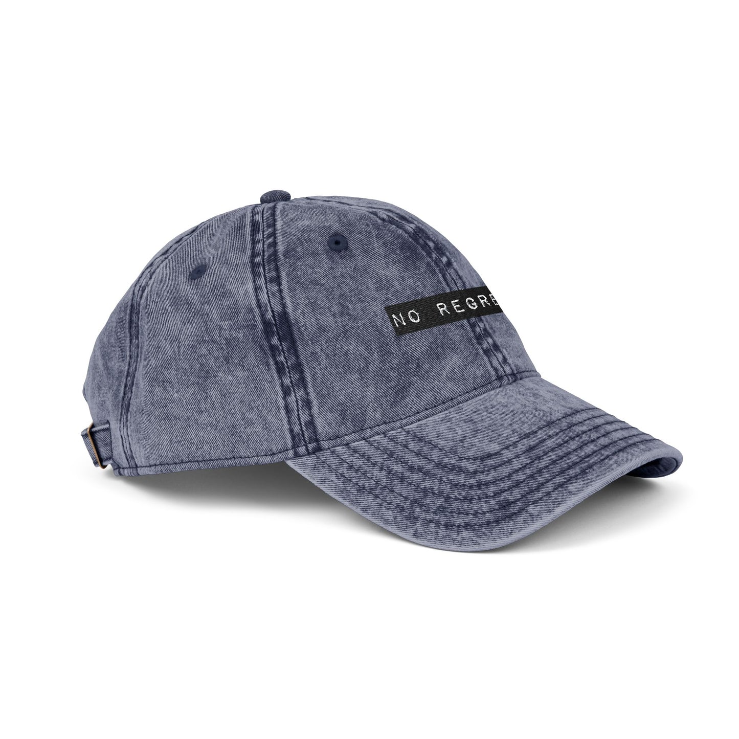 Embroidered "No Regrets" Dad Hat