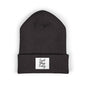 Cozy Embroidered Beanie for Winter Adventures, Fashionable Cuffed Hat for Outdoor Lovers