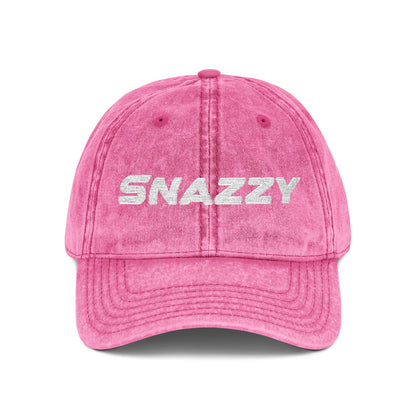 Embroidered Vintage 'Snazzy' Cap