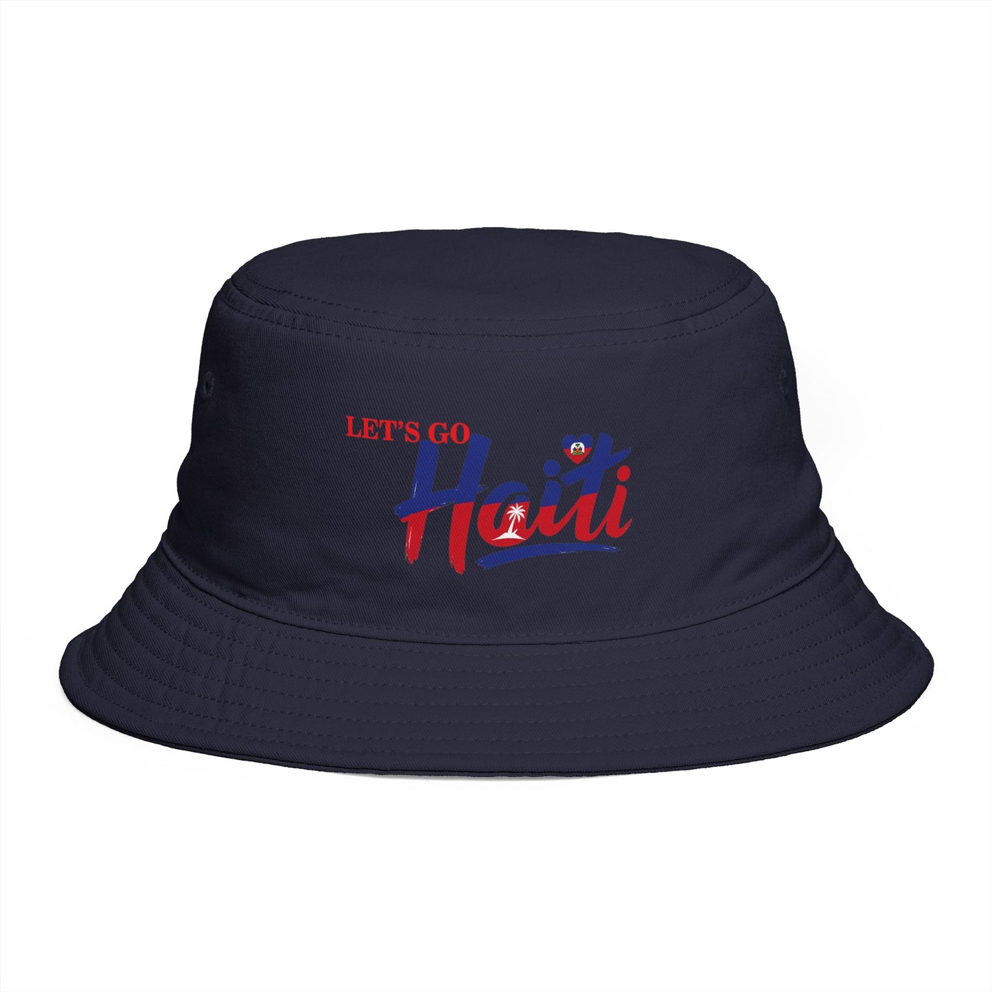 Bucket Hat Retro 'Let's Go Haiti'