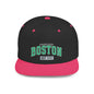 Boston Flat Bill Snapback Hat
