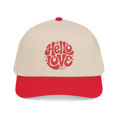 Hello Love Embroidered Baseball Cap