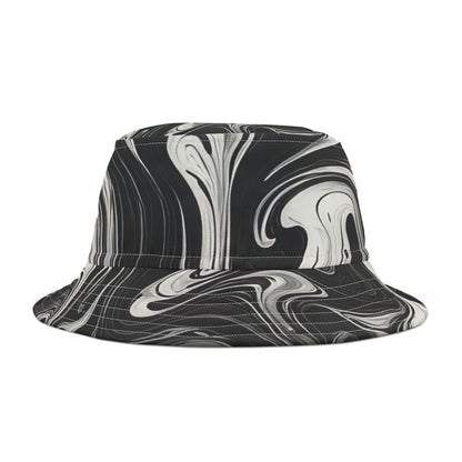 Stylish Marble Print Bucket Hat