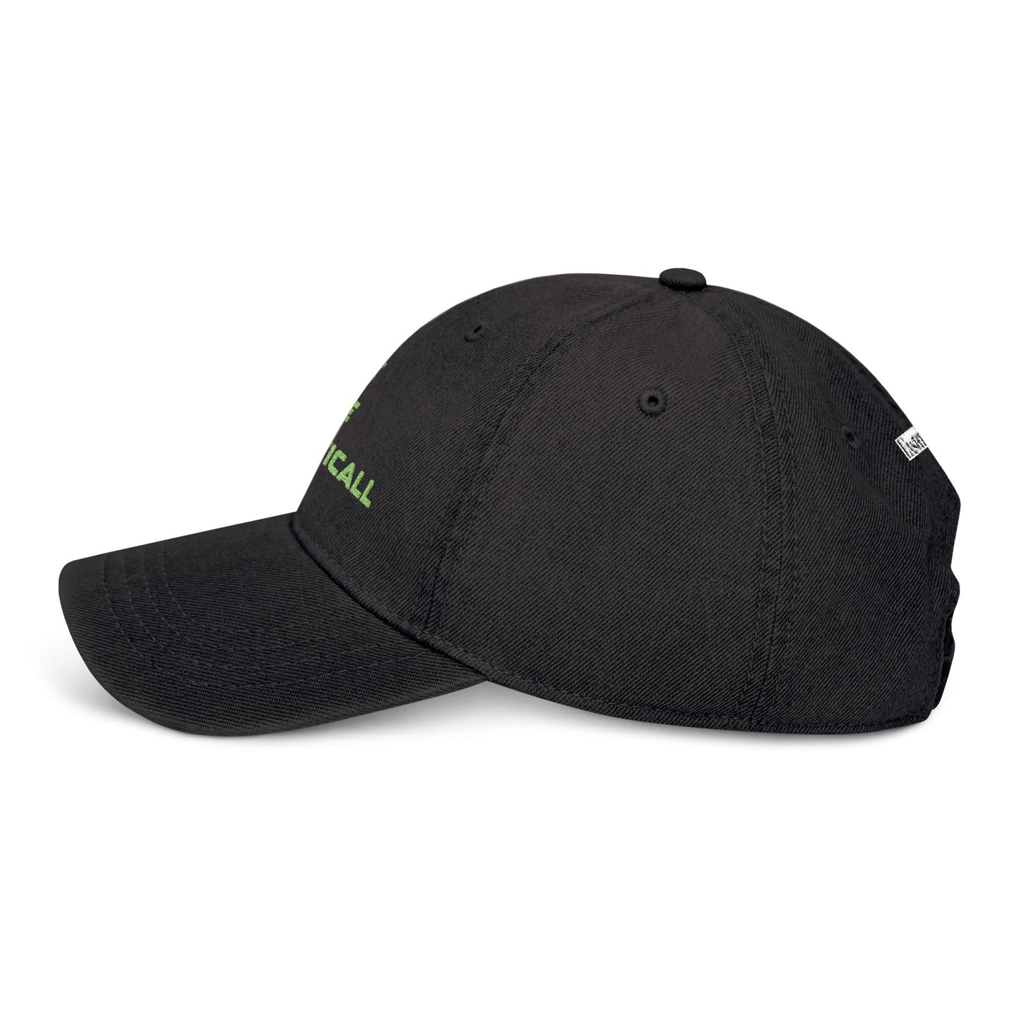 Embroidered Denim Hat Live Life Authentically