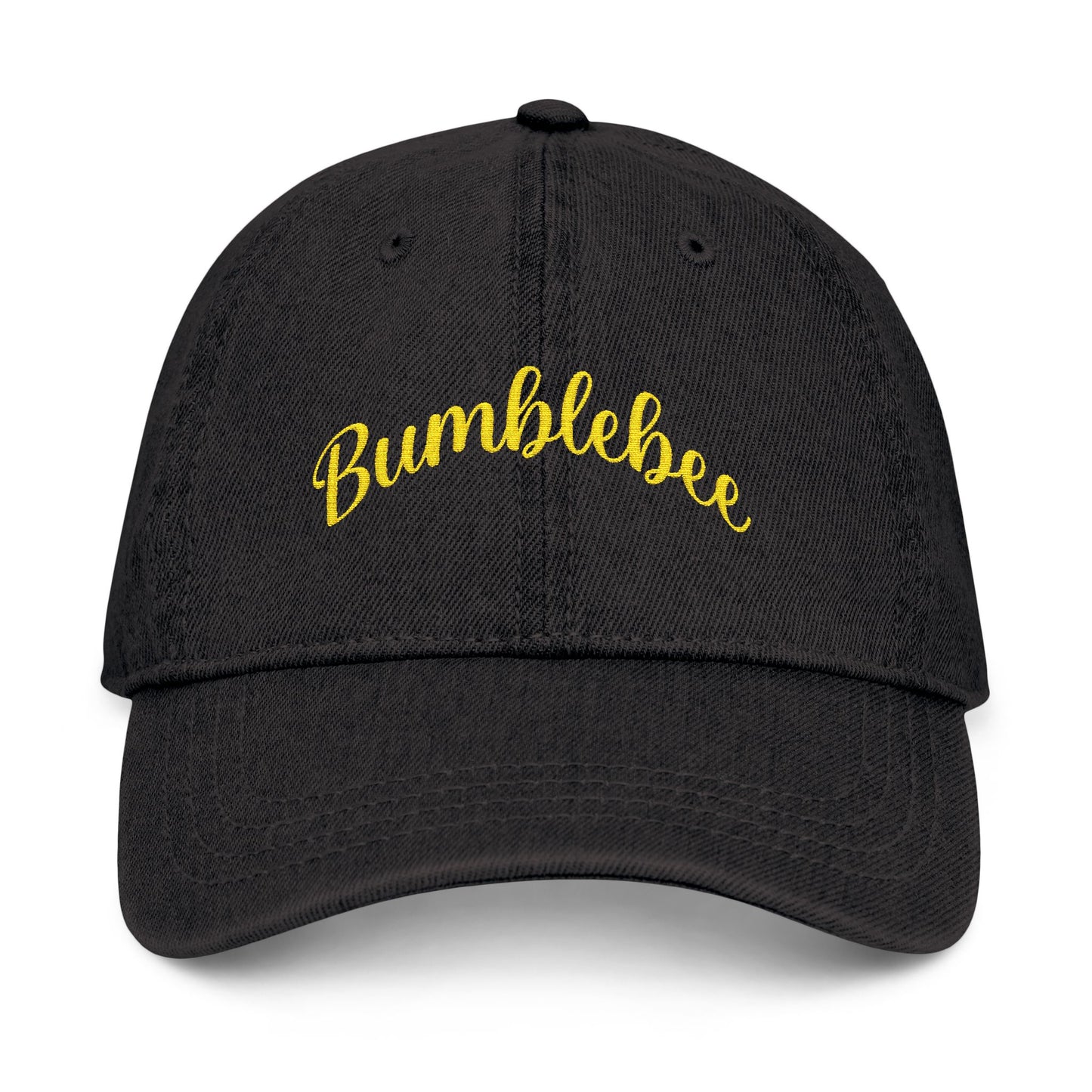 Bumblebee Embroidered Denim Hat