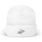 Airplane Embroidered Knit Beanie