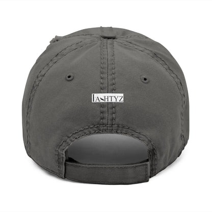 Distressed Butterfly  Hat Embroidered