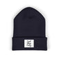 Cozy Embroidered Beanie for Winter Adventures, Fashionable Cuffed Hat for Outdoor Lovers