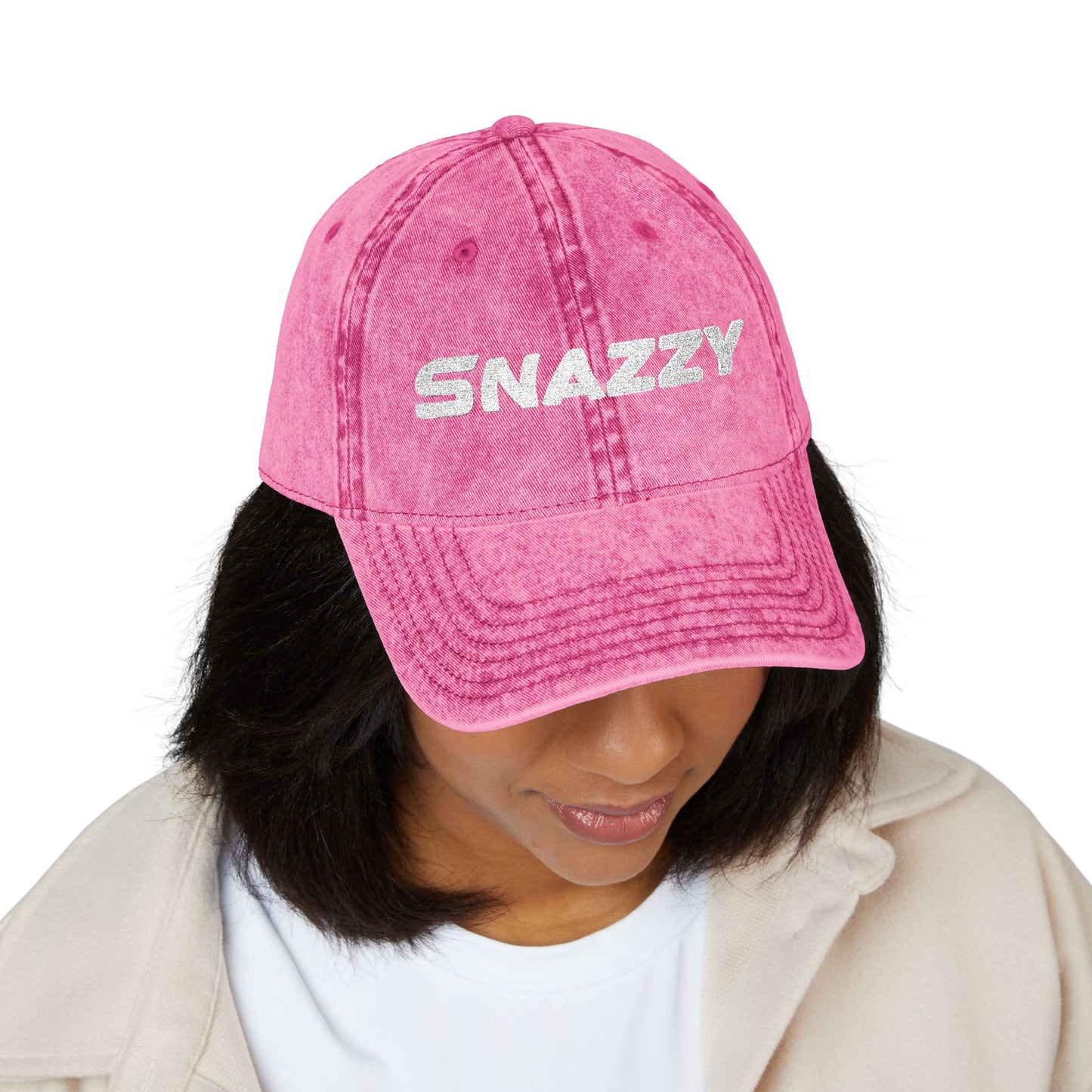 Embroidered Vintage 'Snazzy' Cap