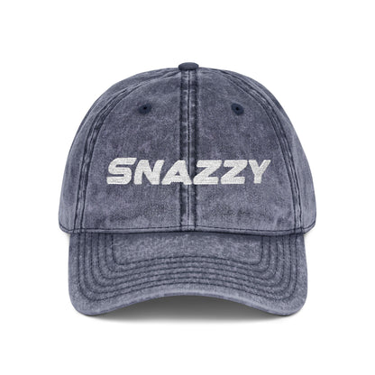 Embroidered Vintage 'Snazzy' Cap