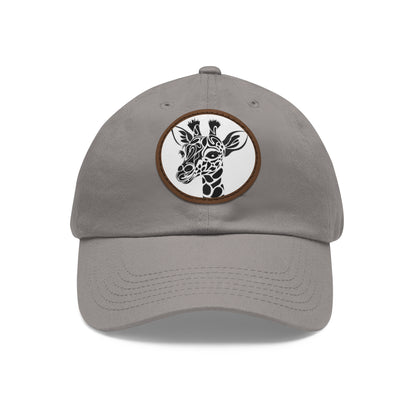 Giraffe Hat with Leather Patch
