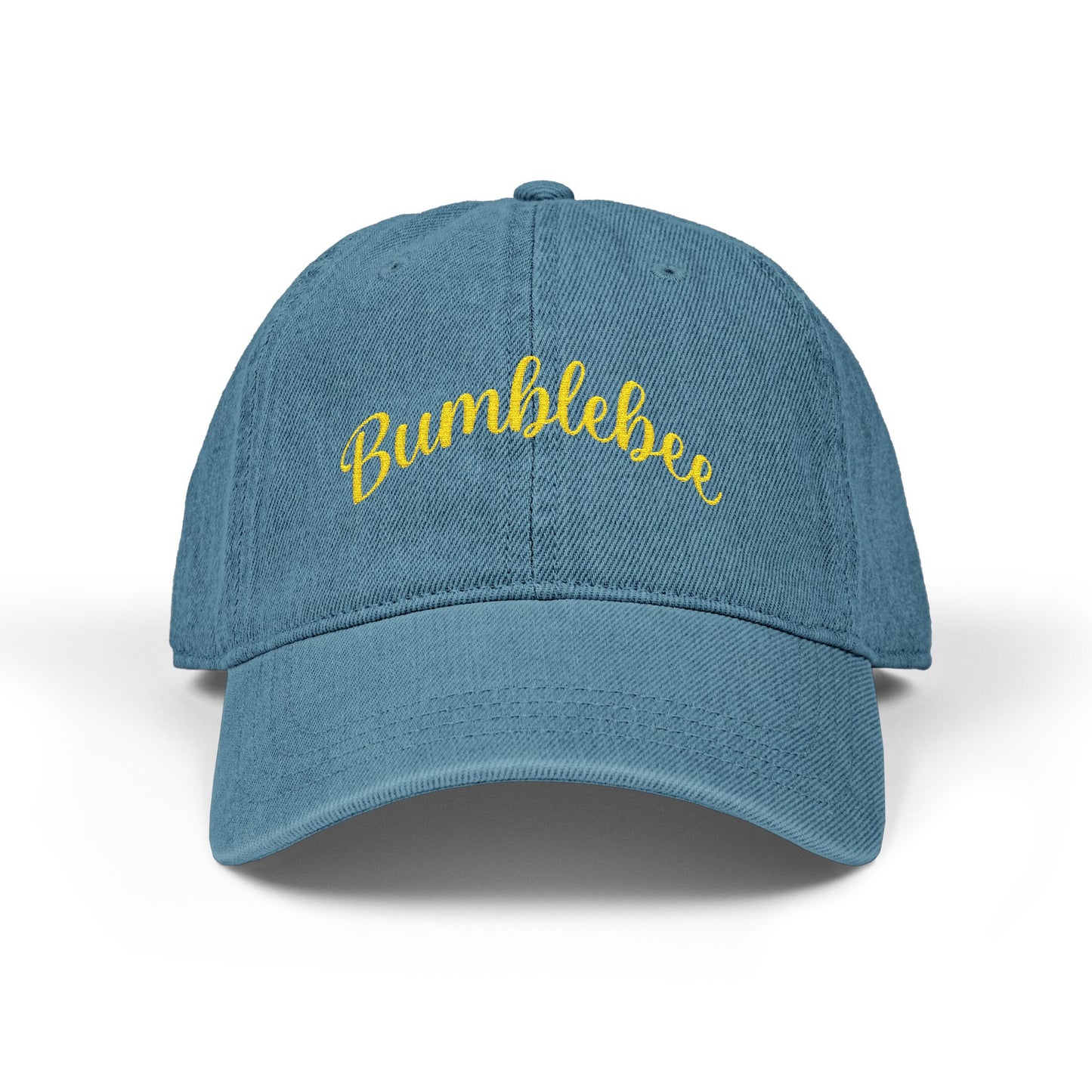 Bumblebee Embroidered Denim Hat